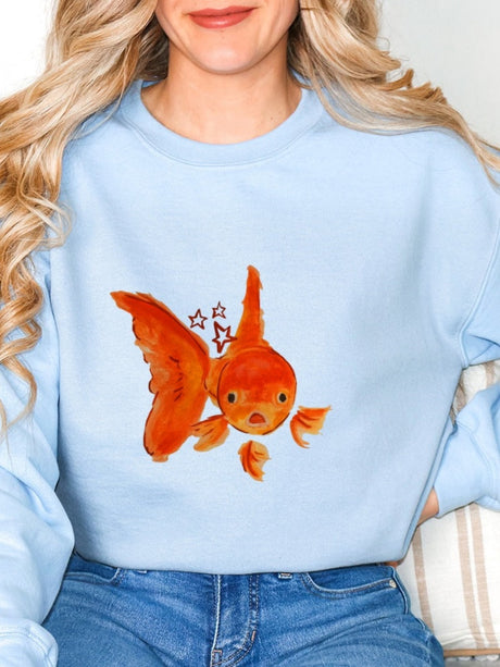 Goldfish Printed Sweatshirt