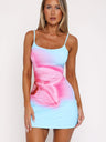 Liber Summer Women's Hip Printed Mini&Short Dresses