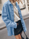 Liber Spring Women's Lapel Solid Color Jackets