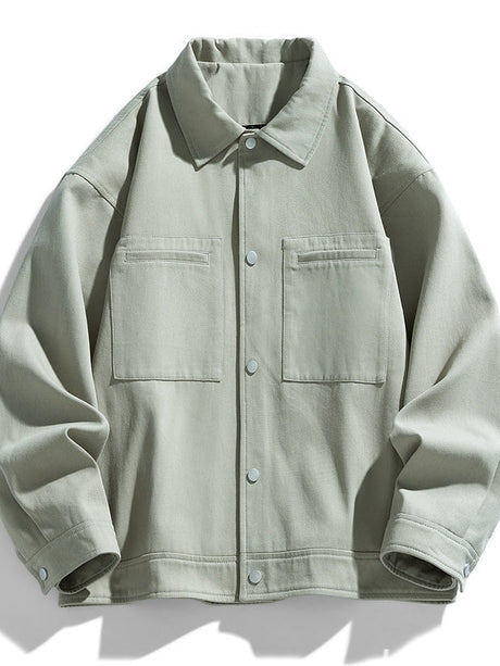 Liber Autumn Men's Solid Color Jackets
