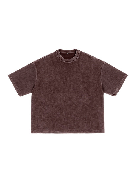 Liber Summer Men's Loose, cropped fit Solid Color T-shirts
