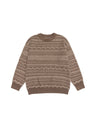 Retro Fair Isle Pattern Sweater Sweaters