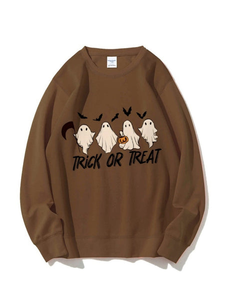 Halloween Pullover Printed Sweatshirt