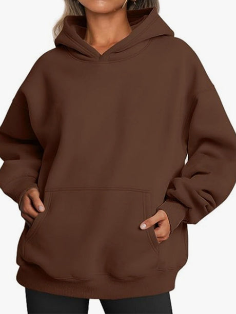 Liber Autumn Women's Pocket Sweatshirts&Hoodies