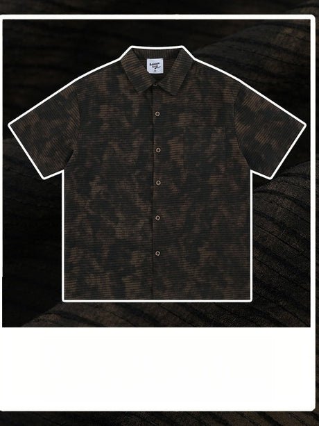 Liber Summer Men's Pocket decoration Camouflage Shirts