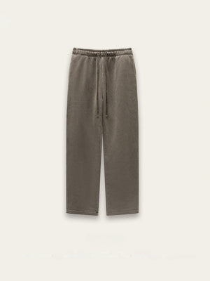 Loose Plush Straight Knitted Sweatpants