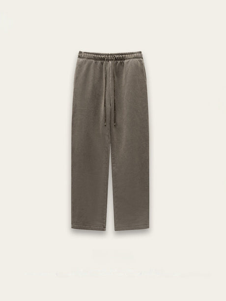 Loose Plush Straight Knitted Sweatpants