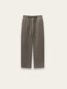 Loose Plush Straight Knitted Sweatpants