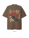 Liber Summer Neutral Printed Pattern T-shirts