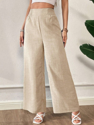 Casual style Straight-leg Pants