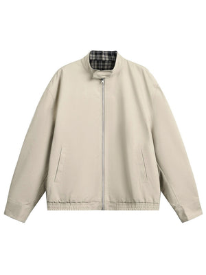 Liber Autumn Men's Solid Color Jackets