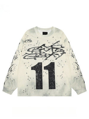 Liber Autumn Neutral wear Printed Gradient T-shirts