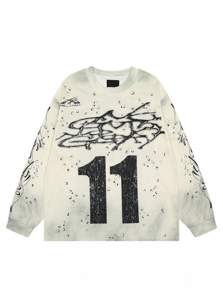 Liber Autumn Neutral wear Printed Gradient T-shirts