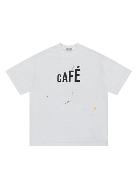 Liber Summer Men's Printed Letter T-shirts