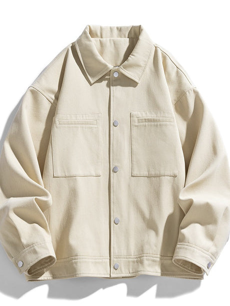 Liber Autumn Men's Solid Color Jackets