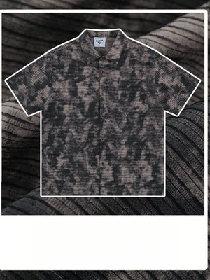 Liber Summer Men's Pocket decoration Camouflage Shirts