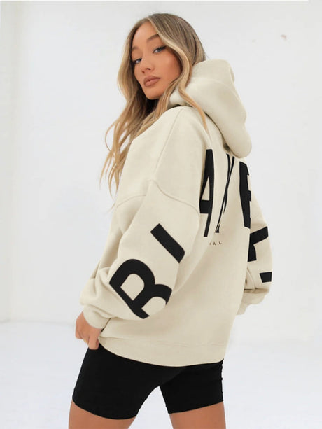 Liber Autumn Women's Letter Sweatshirts&Hoodies