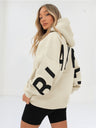 Liber Autumn Women's Letter Sweatshirts&Hoodies