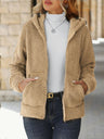 Cardigan Pockets Hooded Jacket
