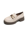 Liber Spring and Autumn Thick-soled Metal Buckle Women's Loafers