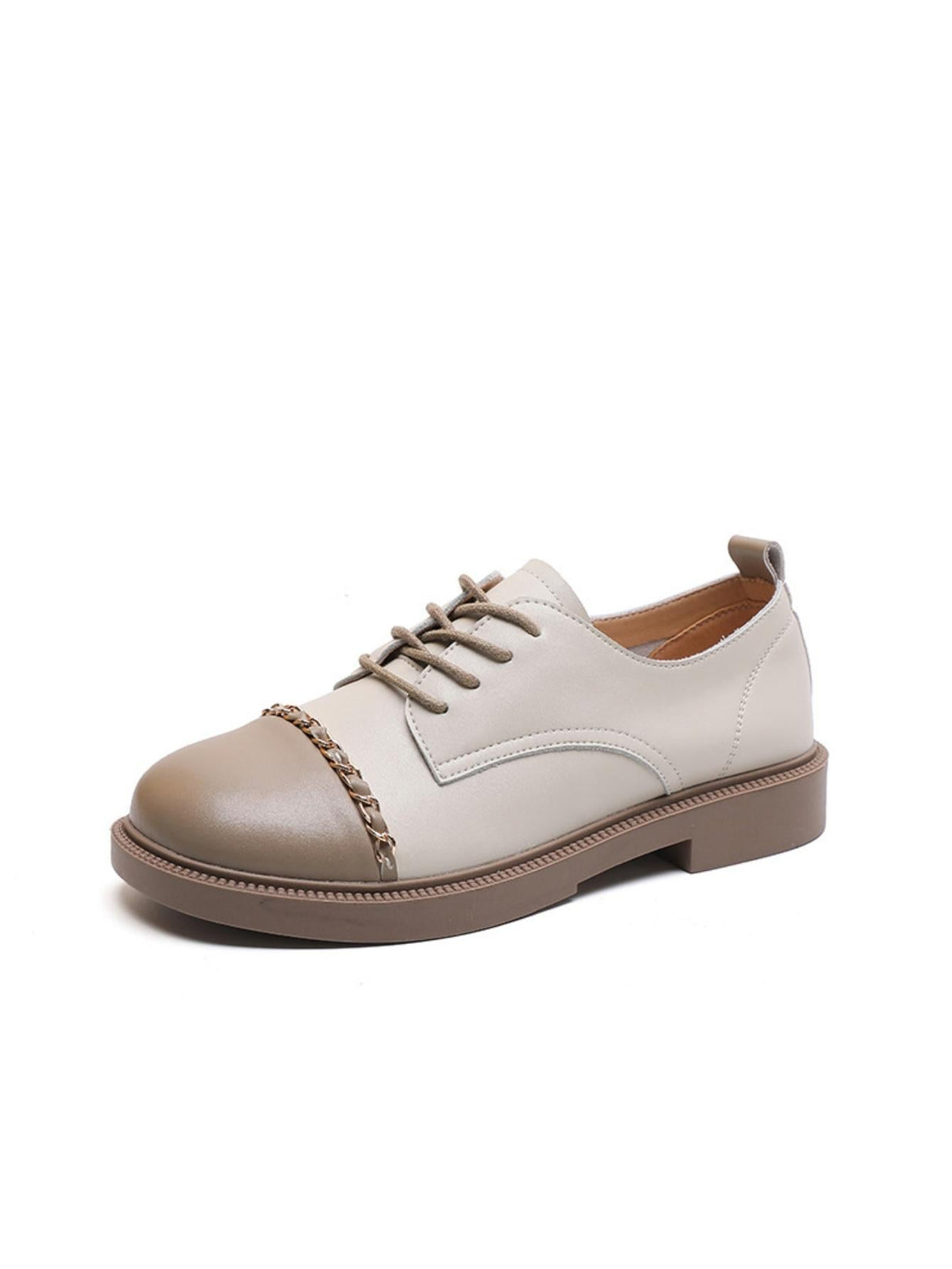 Liber Spring and autumn color-blocked women's flat shoes