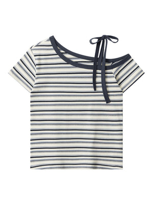 Liber Summer Women's Stripes Stripes/Plaid T-shirts