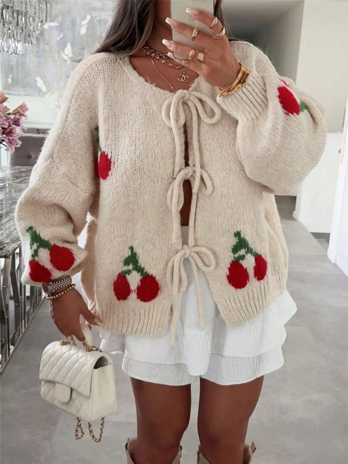 Cherry Straps Cardigans