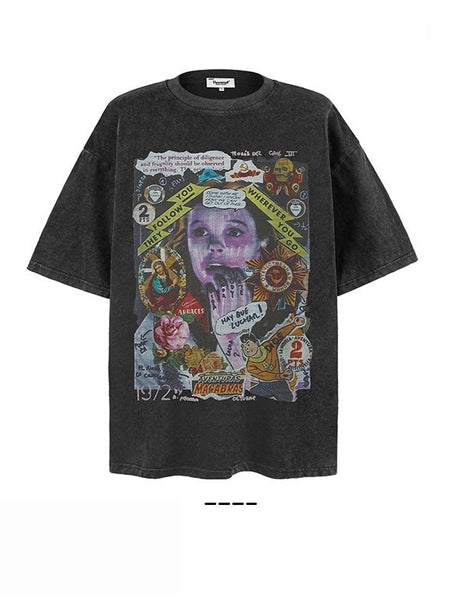 Liber Summer Neutral Printed Figure T-shirts