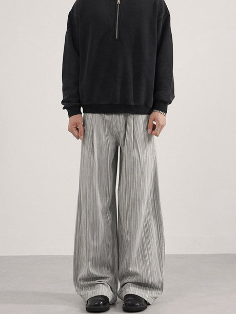 Liber Autumn Men's Color matching Stripes Pants