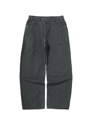 Liber Autumn Men's None Solid Color Cargo Trousers
