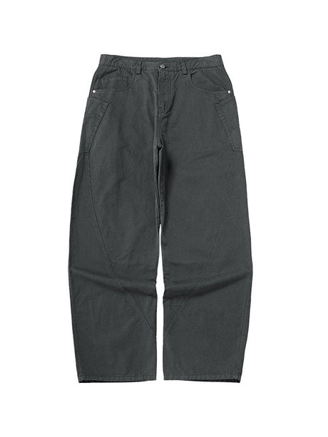 Liber Autumn Men's None Solid Color Cargo Trousers