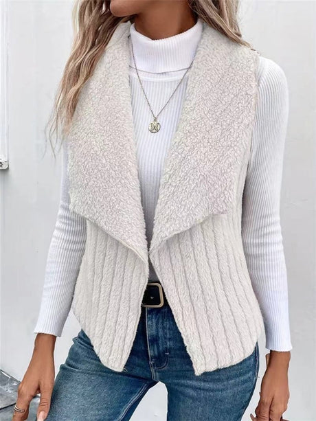 Simple Sleeveless All-match Solid Color Vests