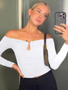Liber Autumn Women's Off-shoulder T-shirt