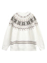 Fair Isle pattern Ethnic style All-match Pullover sweater