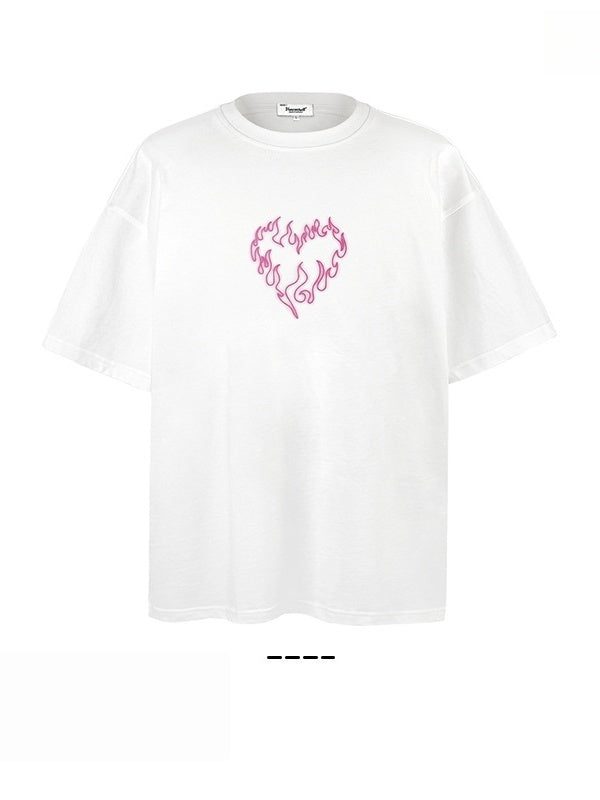 Liber Summer Neutral Printed Love T-shirts