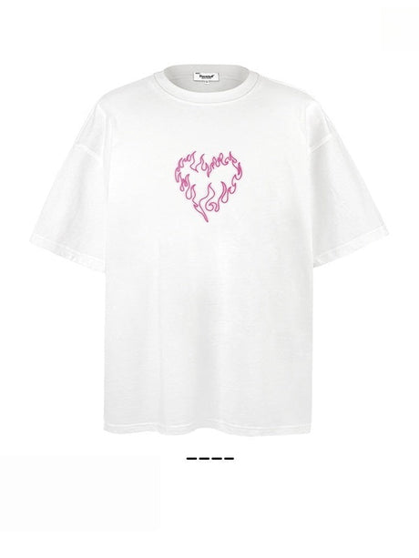 Liber Summer Neutral Printed Love T-shirts