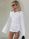 Liber Autumn Women's Solid Color Solid Color Mini&Short Dresses