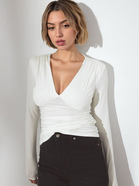 Liber Autumn Women's Solid Color T-shirts