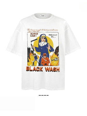 Liber Summer Neutral Printed Cartoon T-shirts