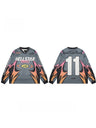 Neutral wear Printed Letter Long-sleeved T-shirt