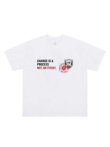 Liber Summer Men's Printed Letter T-shirts