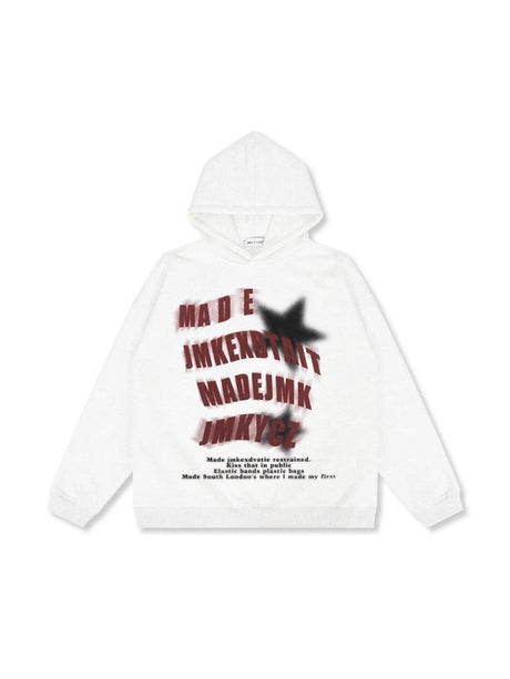 Liber Autumn Neutral wear Printed Star Sweatshirts&Hoodies