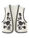 Liber European and American style Women's Embroidered Pattern Vests