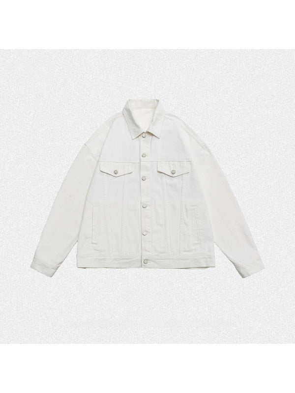 Liber Summer Neutral wear Pocket decoration Solid Color Jackets