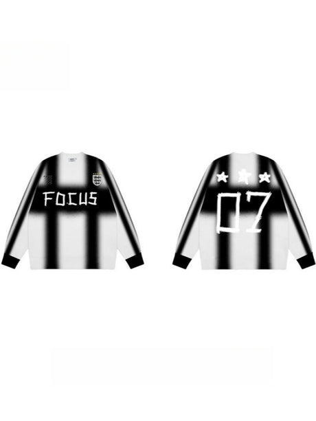 Liber Autumn Neutral wear Printed Letter T-shirts