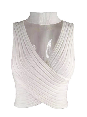 Liber Summer Women's Backless Harlter Top