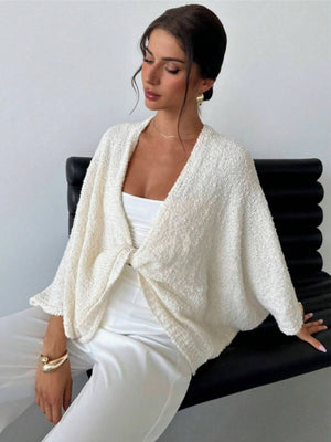 Cross Deep V-neck Sweaters