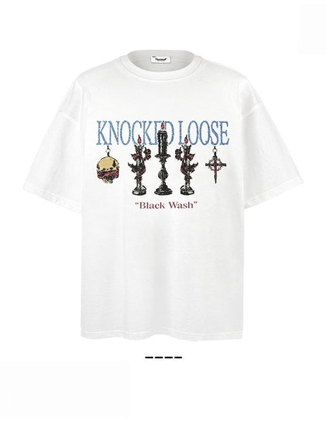 Liber Summer Neutral Printed Pattern T-shirts