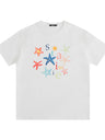 Liber Summer Women's Printed Letter T-shirts