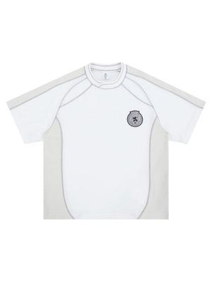 Liber Summer Men's Solid Color Letter T-shirts